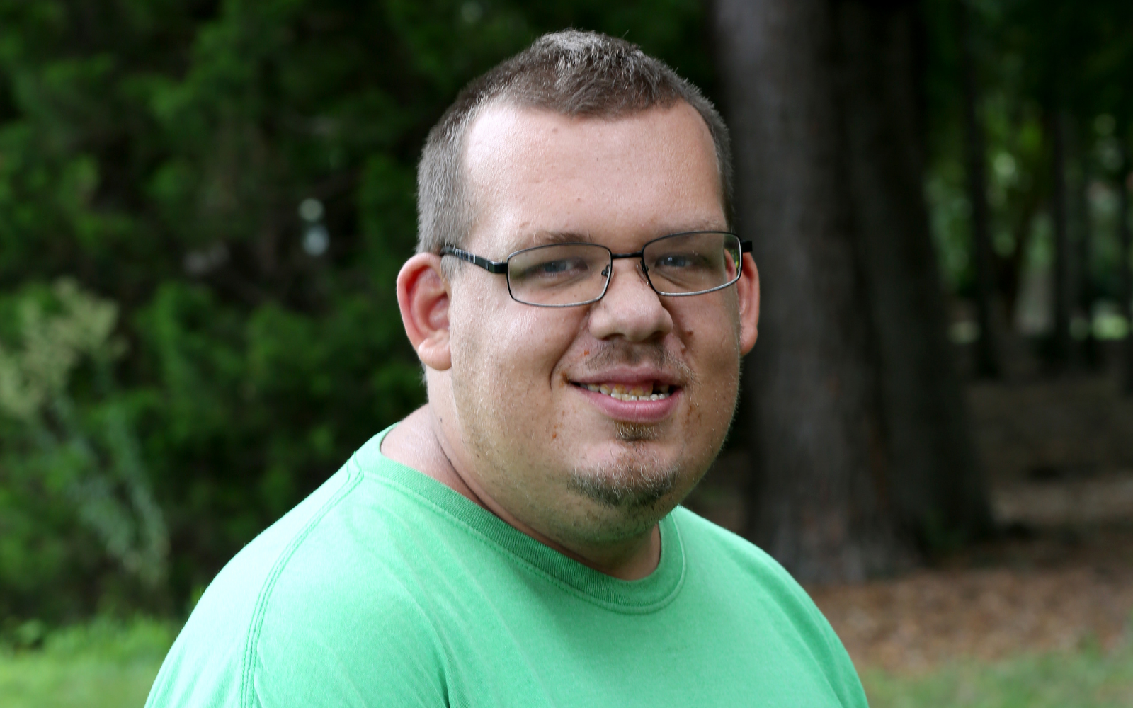 Our tenant Neil smiling for the camera